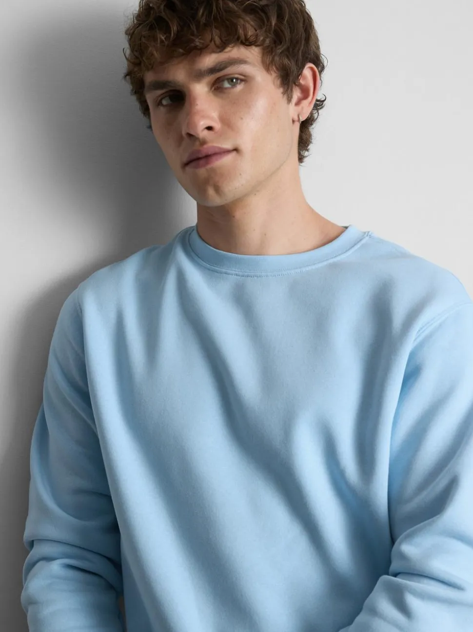 Essential-Sweatshirt mit Rundhalsausschnitt