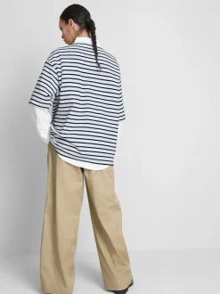 Essential-T-Shirt aus Baumwolle im Oversized-Look