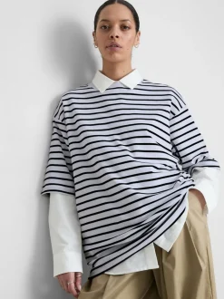 Essential-T-Shirt aus Baumwolle im Oversized-Look