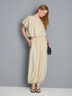 Fallschirmhose mit hohem Bund