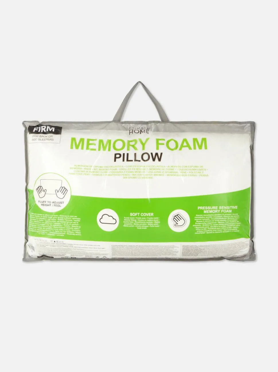 Festes Kissen mit Memory Foam