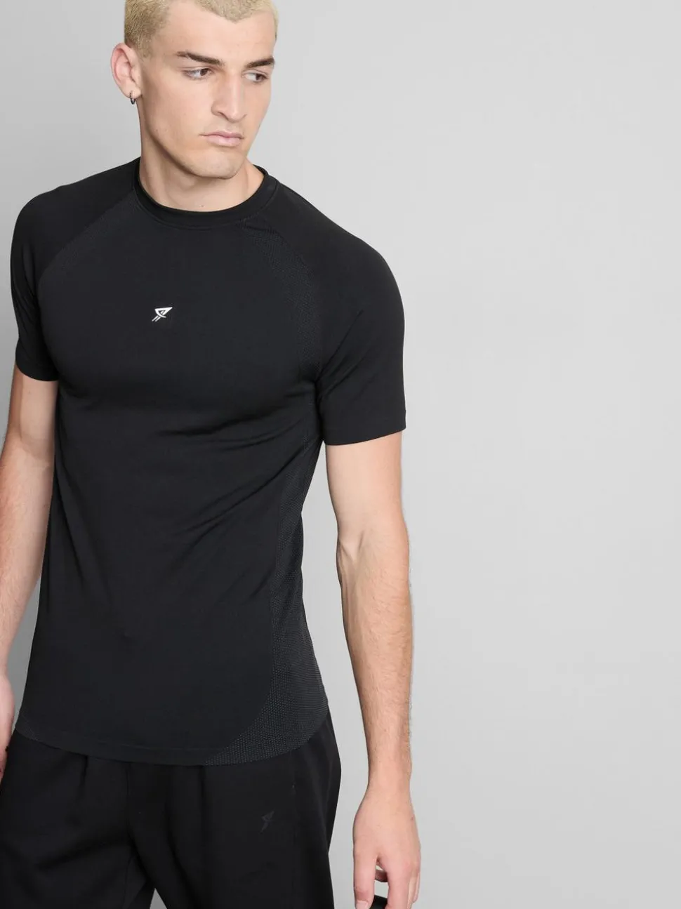 Fitness-T-Shirt mit Einsätzen