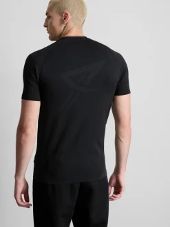 Fitness-T-Shirt mit Einsätzen