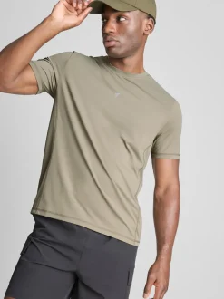 Fitness-T-Shirt mit Einsätzen