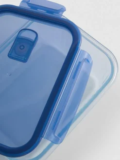 Frischhaltebox aus geriffeltem Glas