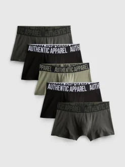 Gemusterte Hipster-Slips, 5er-Pack