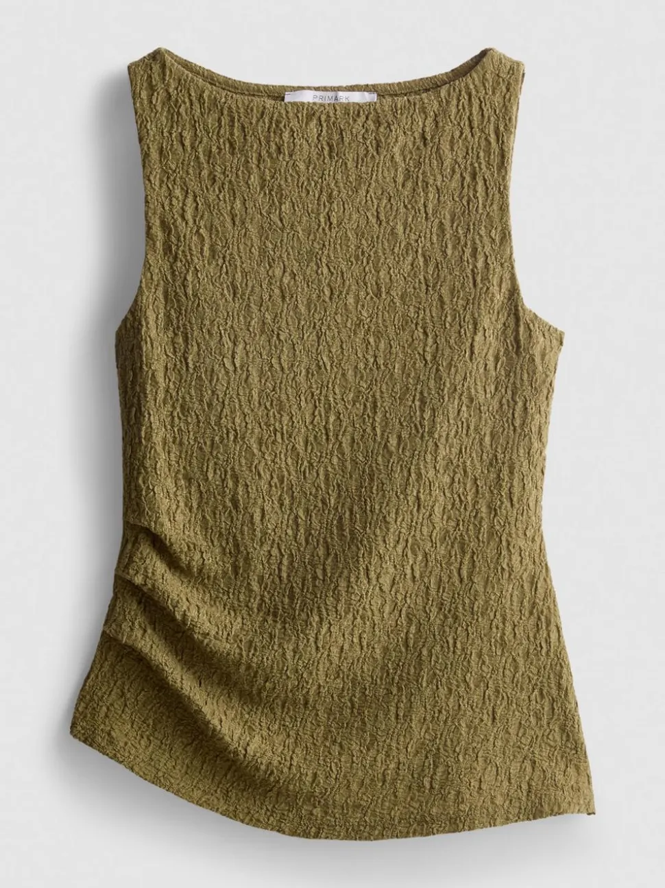 Gerafftes Top in Knitteroptik