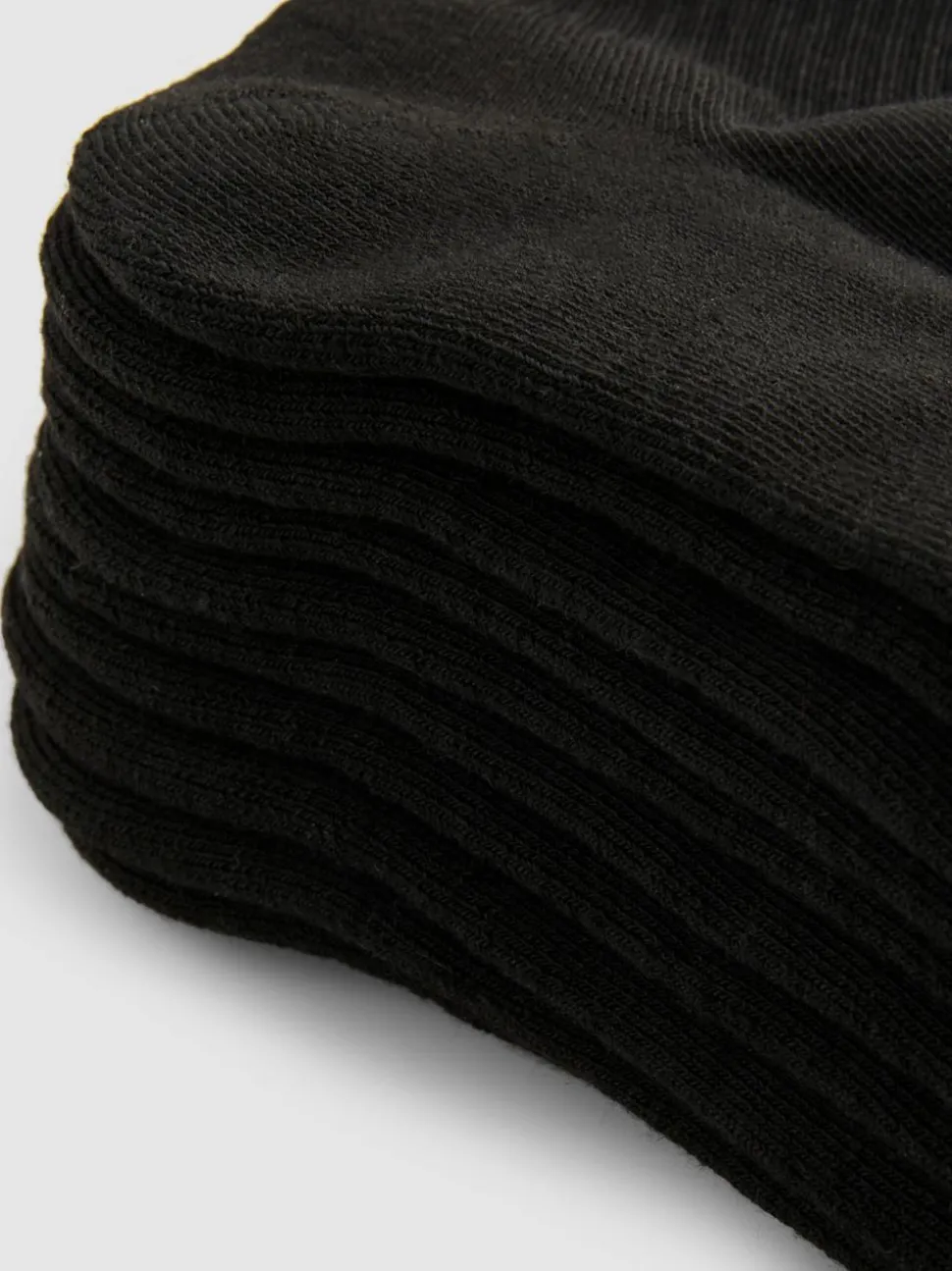 Gerippte Crew-Socken, 5er-Pack