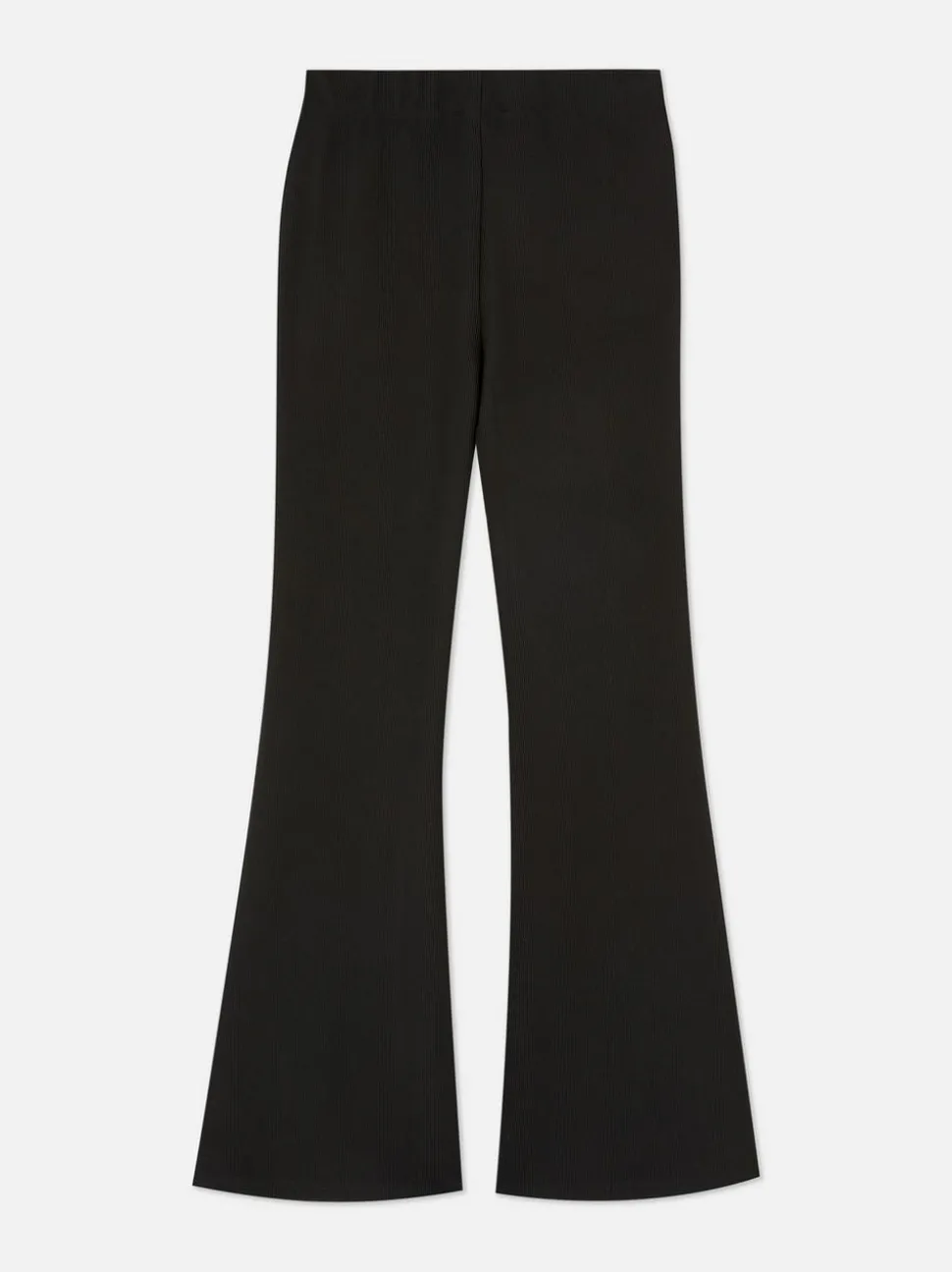 Gerippte Hose mit Schlag