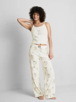 Gerippter Schlafanzug mit „Disney Bambi“ Grafik
