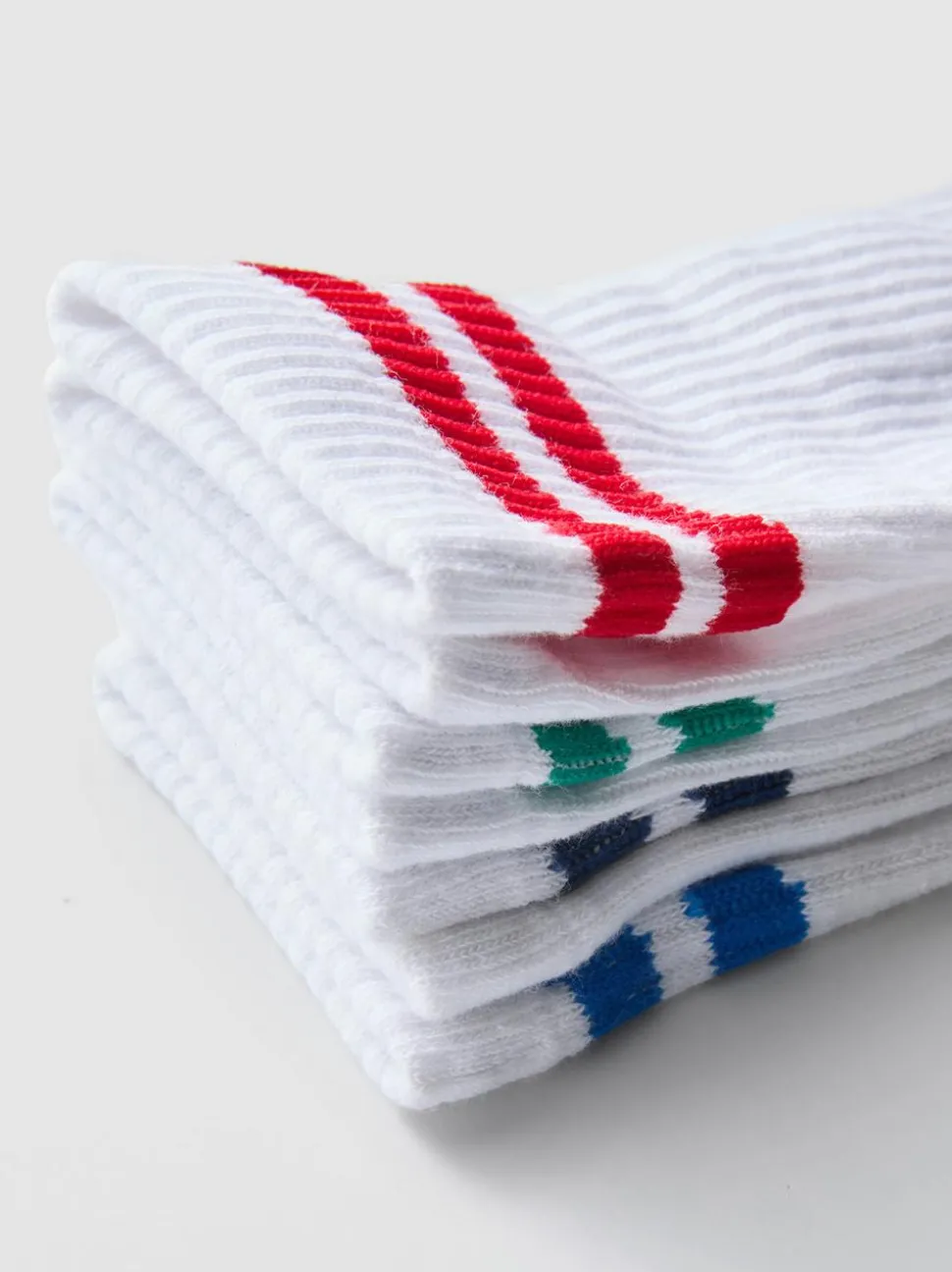 Gerippte Sportsocken, 7er-Pack
