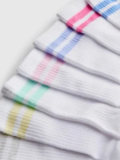 Gerippte Sportsocken, 7er-Pack