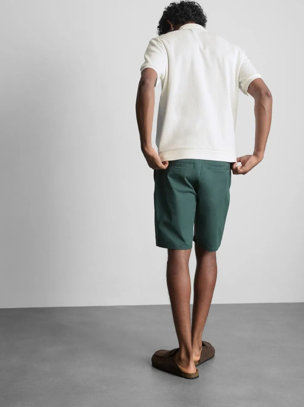 Geripptes „The Edit“ Poloshirt