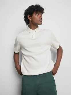 Geripptes „The Edit“ Poloshirt