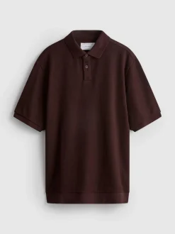 Geripptes „The Edit“ Poloshirt