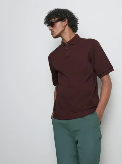 Geripptes „The Edit“ Poloshirt