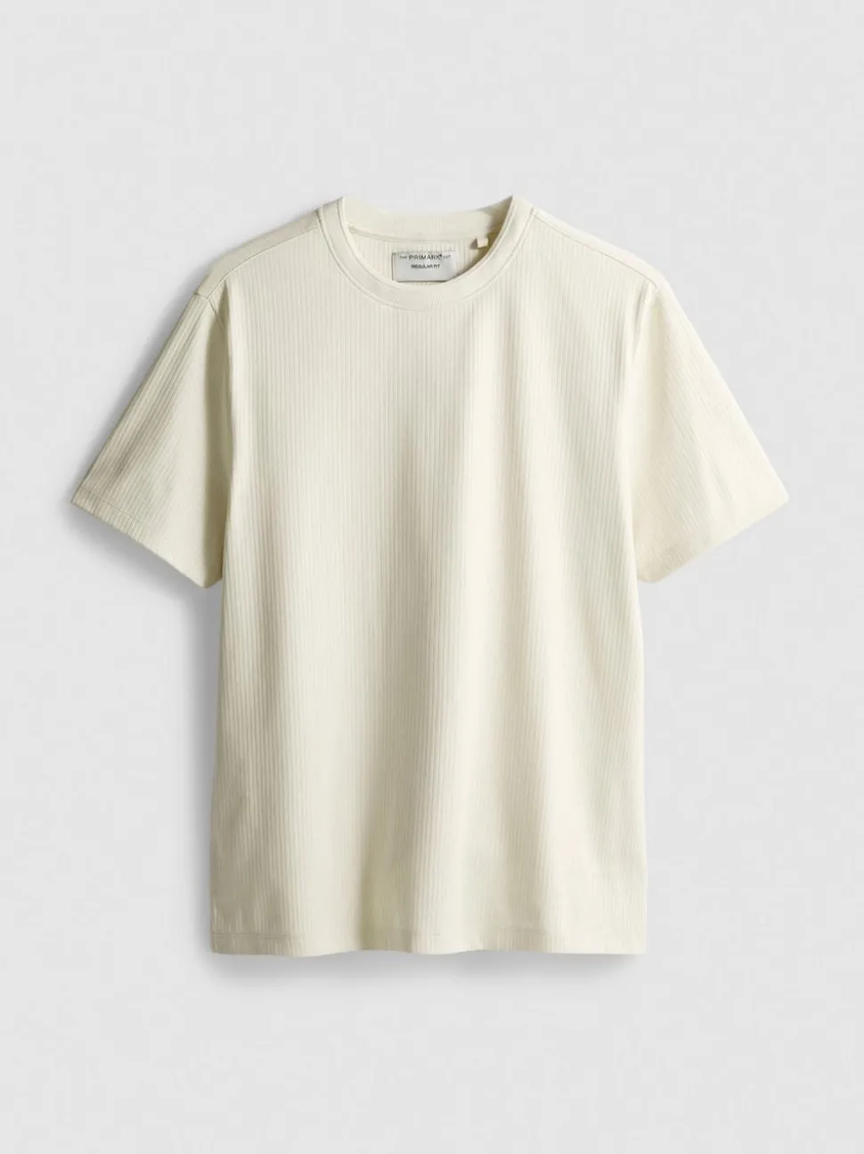 Geripptes „The Edit“ T-Shirt mit Rundhalsausschnitt