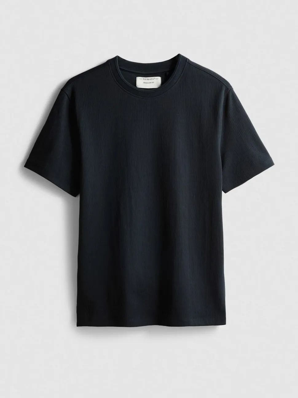 Geripptes „The Edit“ T-Shirt mit Rundhalsausschnitt