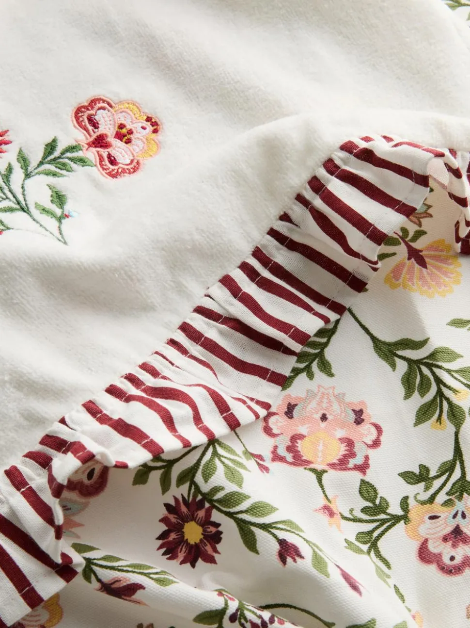 Geschirrtücher mit Blumenmuster, 2er-Pack