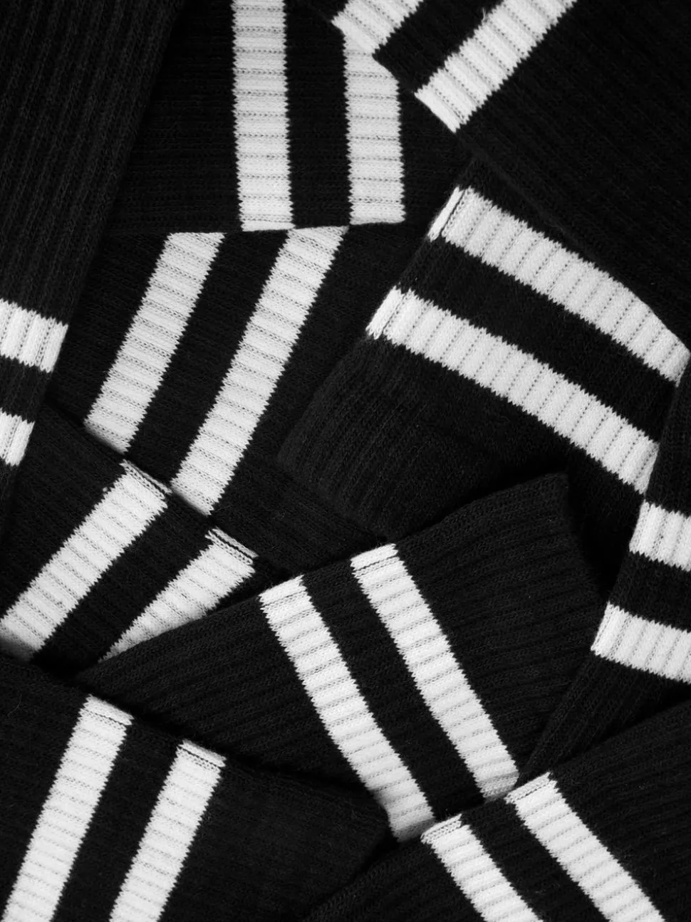 Gestreifte Crew-Socken, 5er-Pack