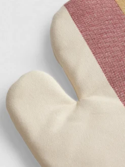 Gestreifter Ofenhandschuh