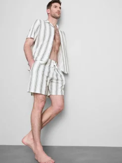 Gestreifte Schlafanzugshorts