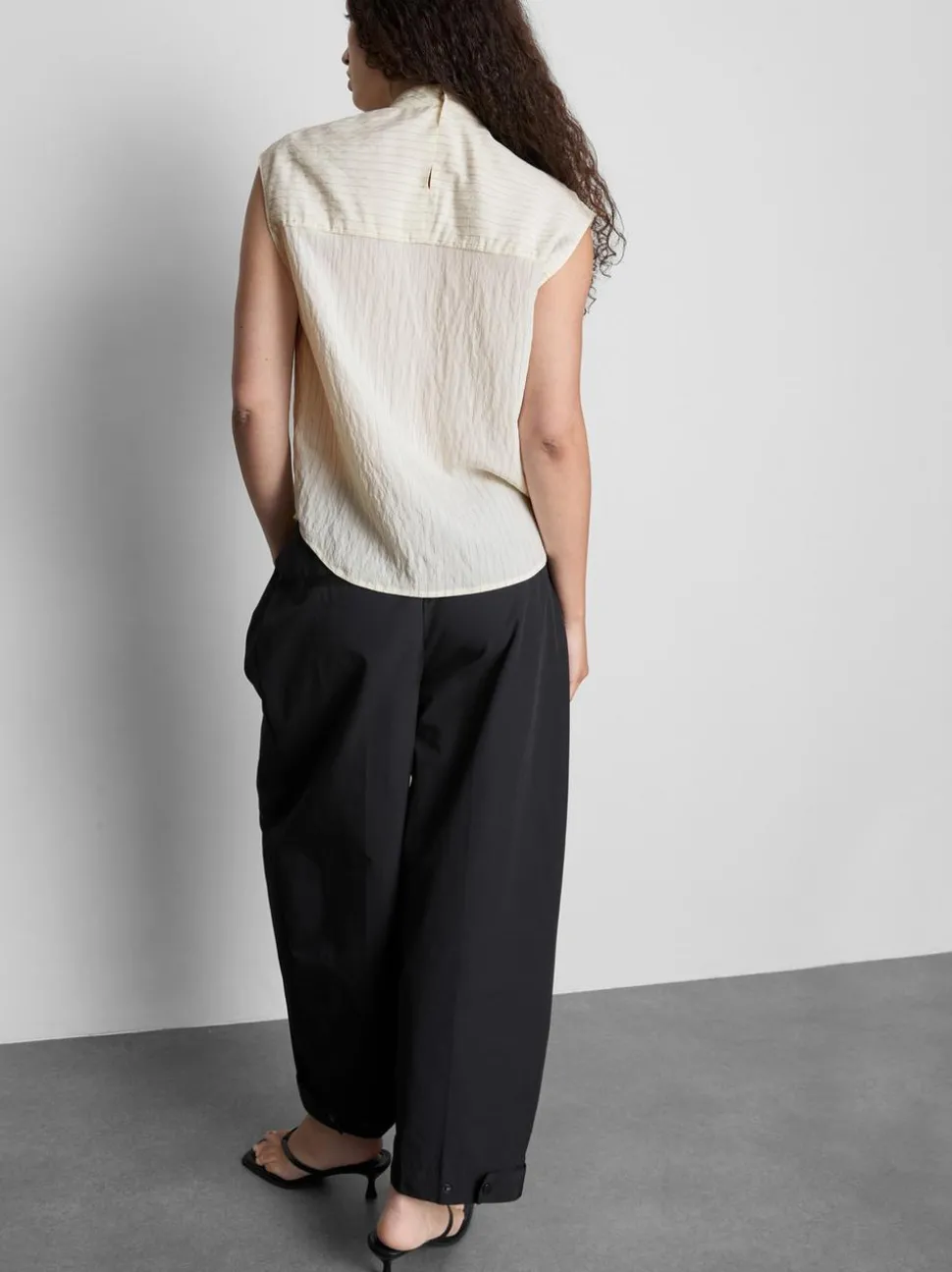 Gestreifte „The Edit“ Bluse zum Binden