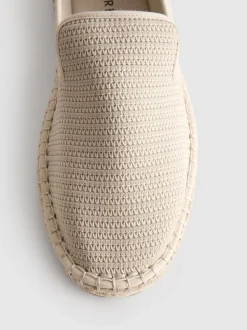 Gestrickte Low-Top-Espadrilles