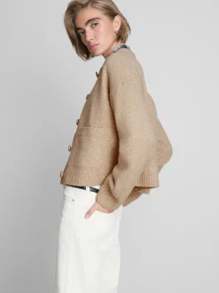 Gestrickter Bomber-Cardigan