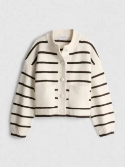 Gestrickter Bomber-Cardigan
