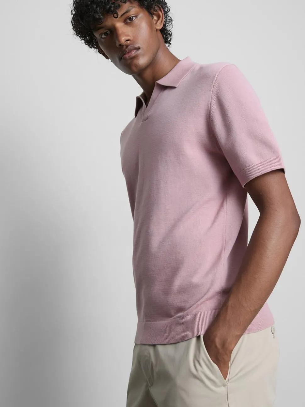 Gestricktes „The Edit“ Poloshirt