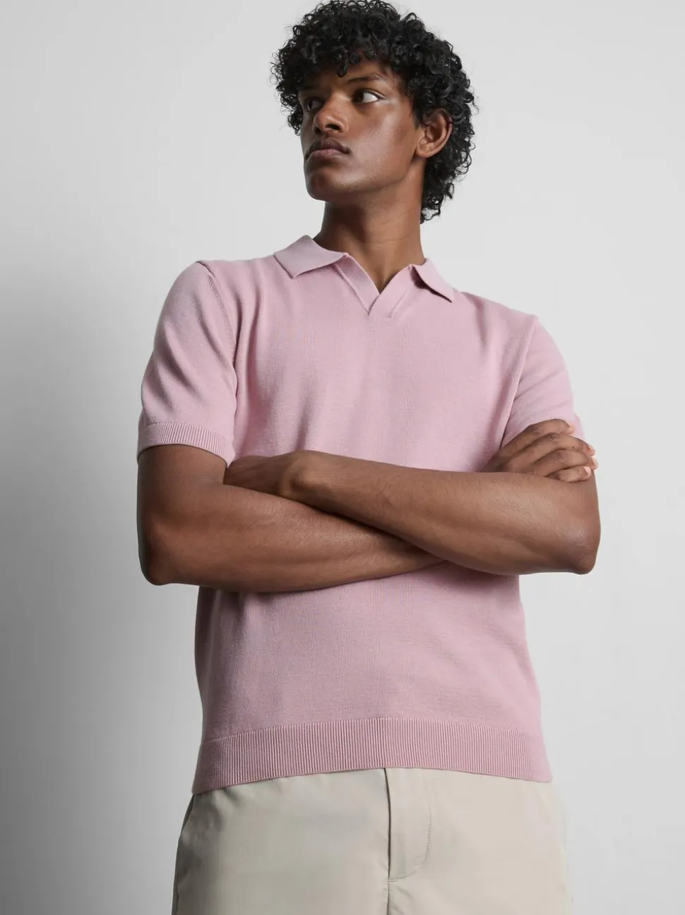 Gestricktes „The Edit“ Poloshirt