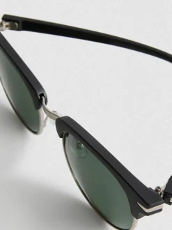 Getönte Clubmaster-Sonnenbrille