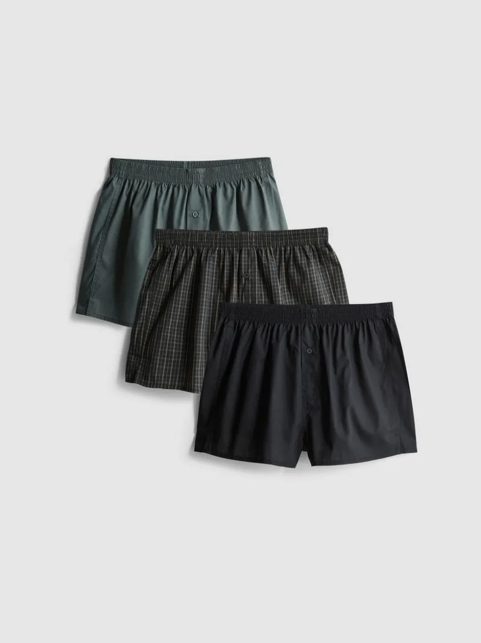 Gewebte Boxershorts, 3er-Pok