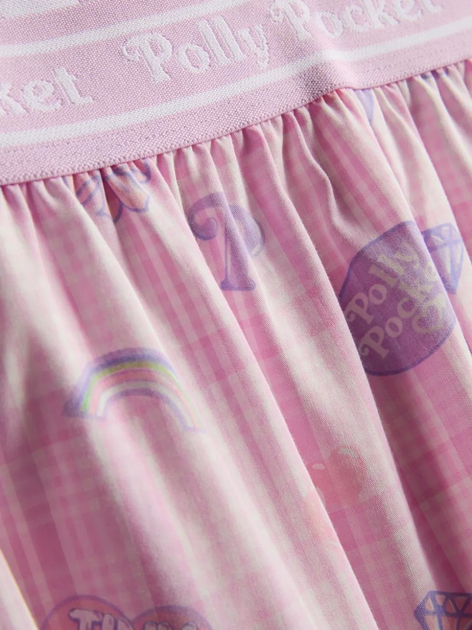 Gewebte „Polly Pocket“ Schlafanzughose mit Print