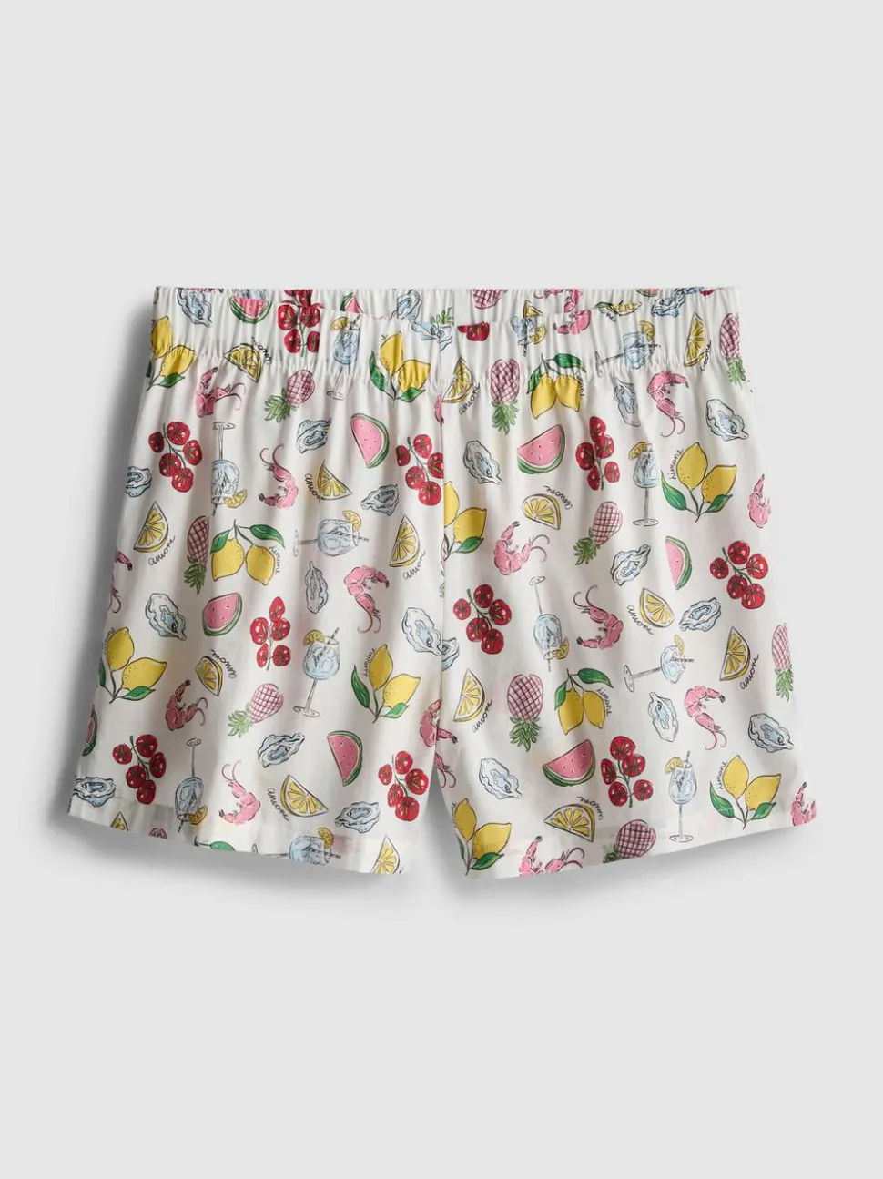 Gewebte Schlafanzugshorts aus Baumwolle