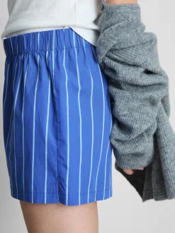 Gewebte Schlafanzugshorts aus Baumwolle