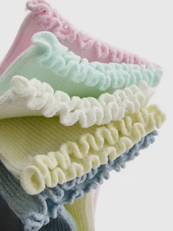 Glitzernde Socken mit hohem Baumwollanteil, 5er-Pack