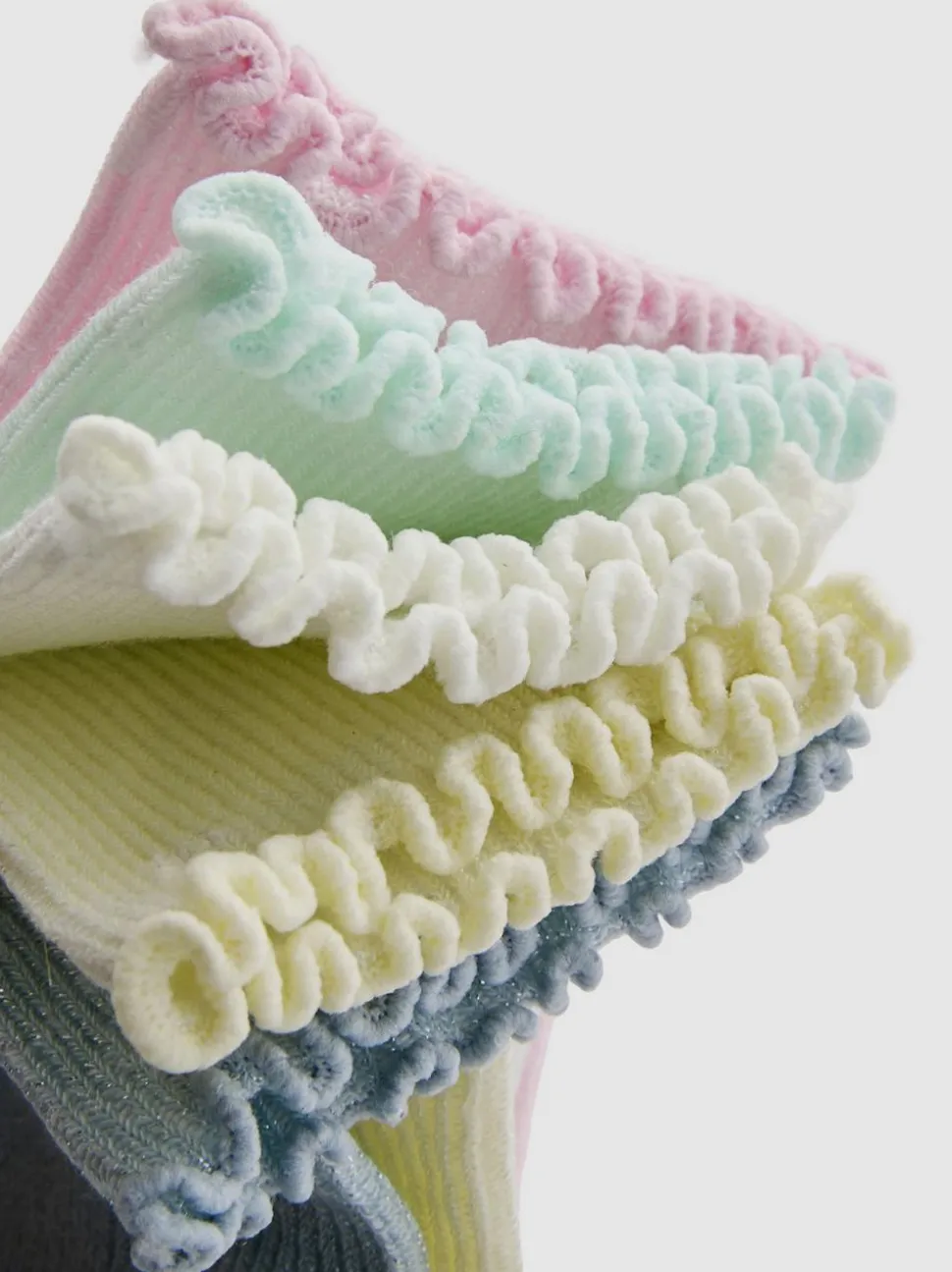 Glitzernde Socken mit hohem Baumwollanteil, 5er-Pack