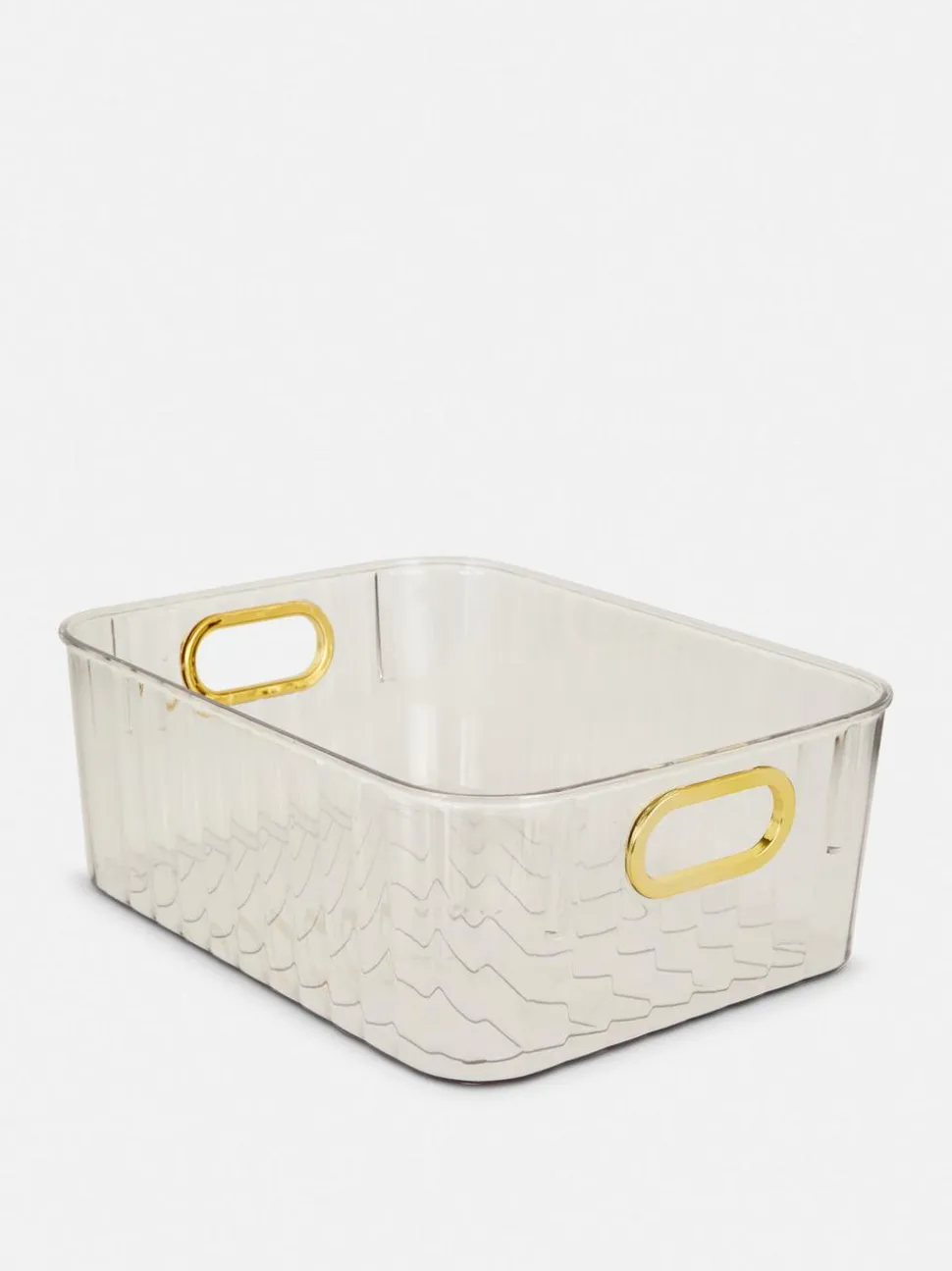 Große, transparente Aufbewahrungsbox