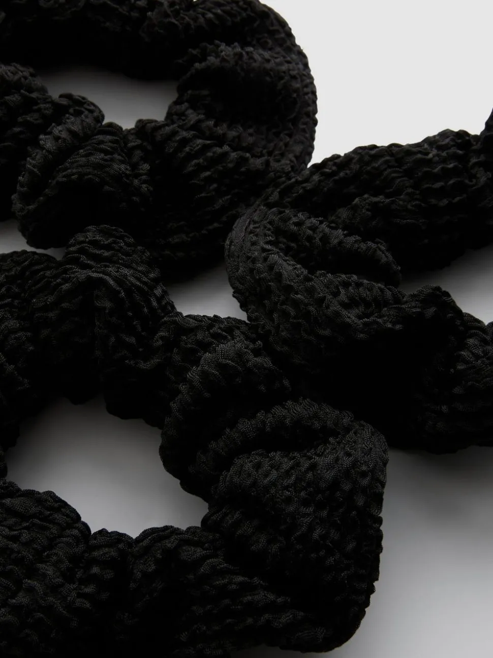 Haargummis in Knitteroptik, 3er-Pack