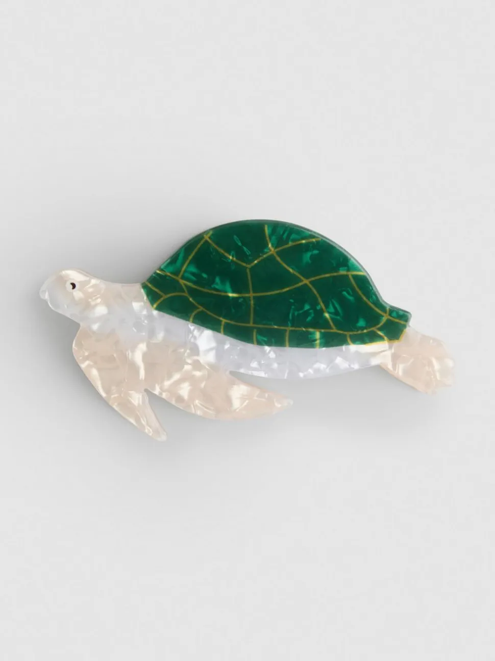 Haarspange in Schildkrötenform