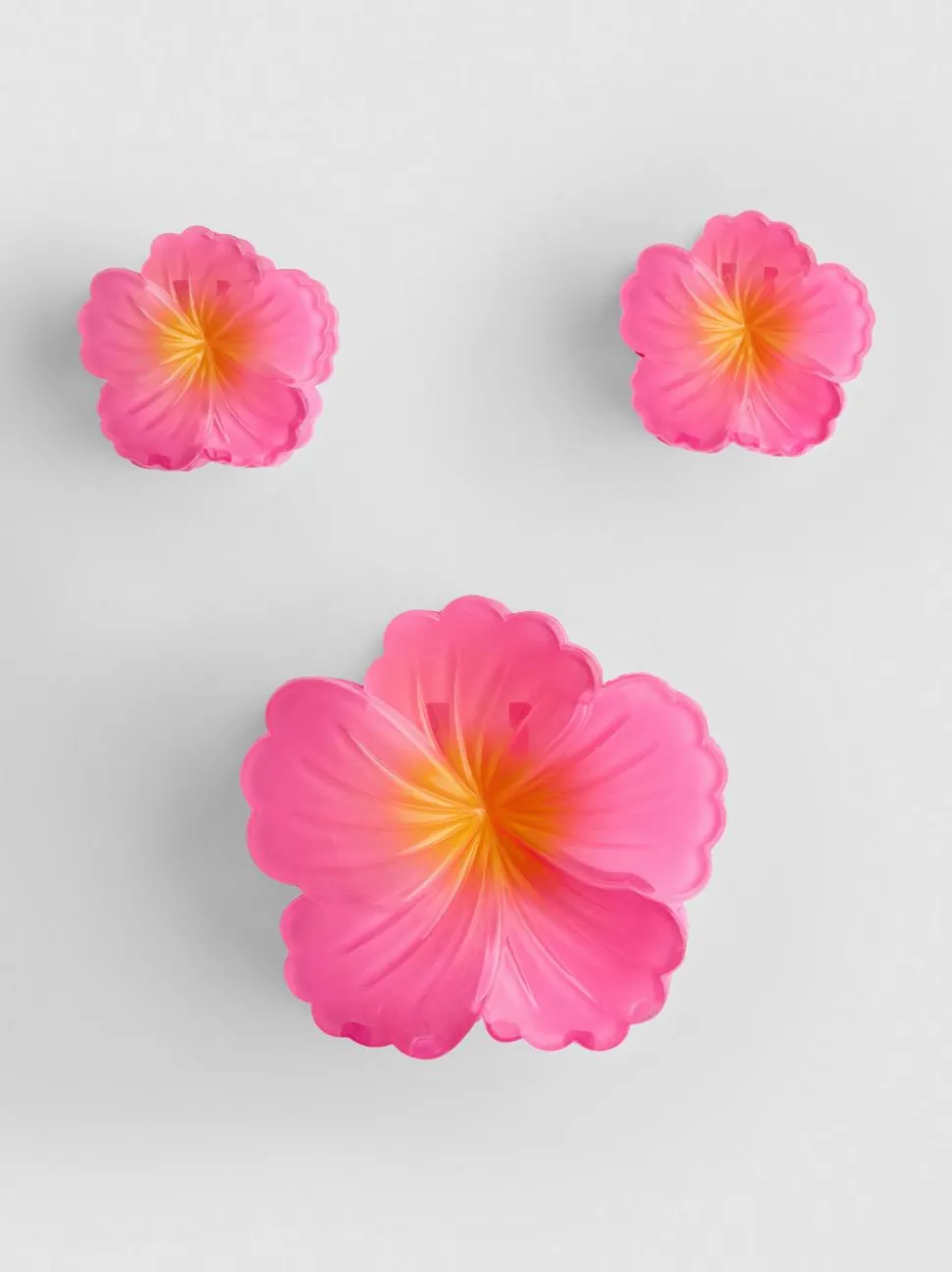Haarspangen in Blumenform, 3er-Pack
