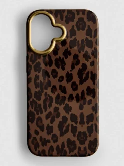 Handyhülle mit Leoparden-Print