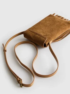 Handytasche mit Fransen