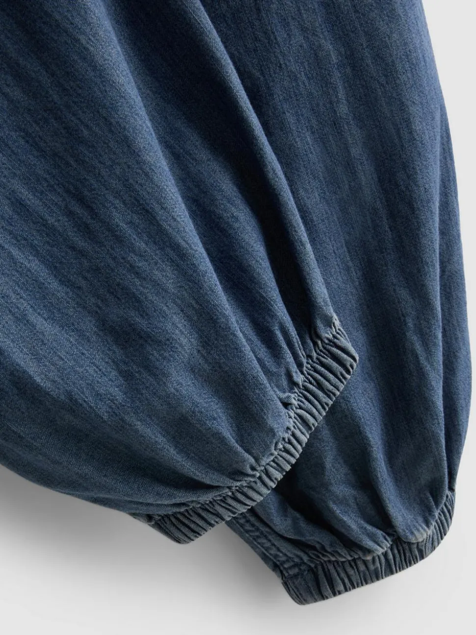 Haremshose aus Baumwoll-Denim