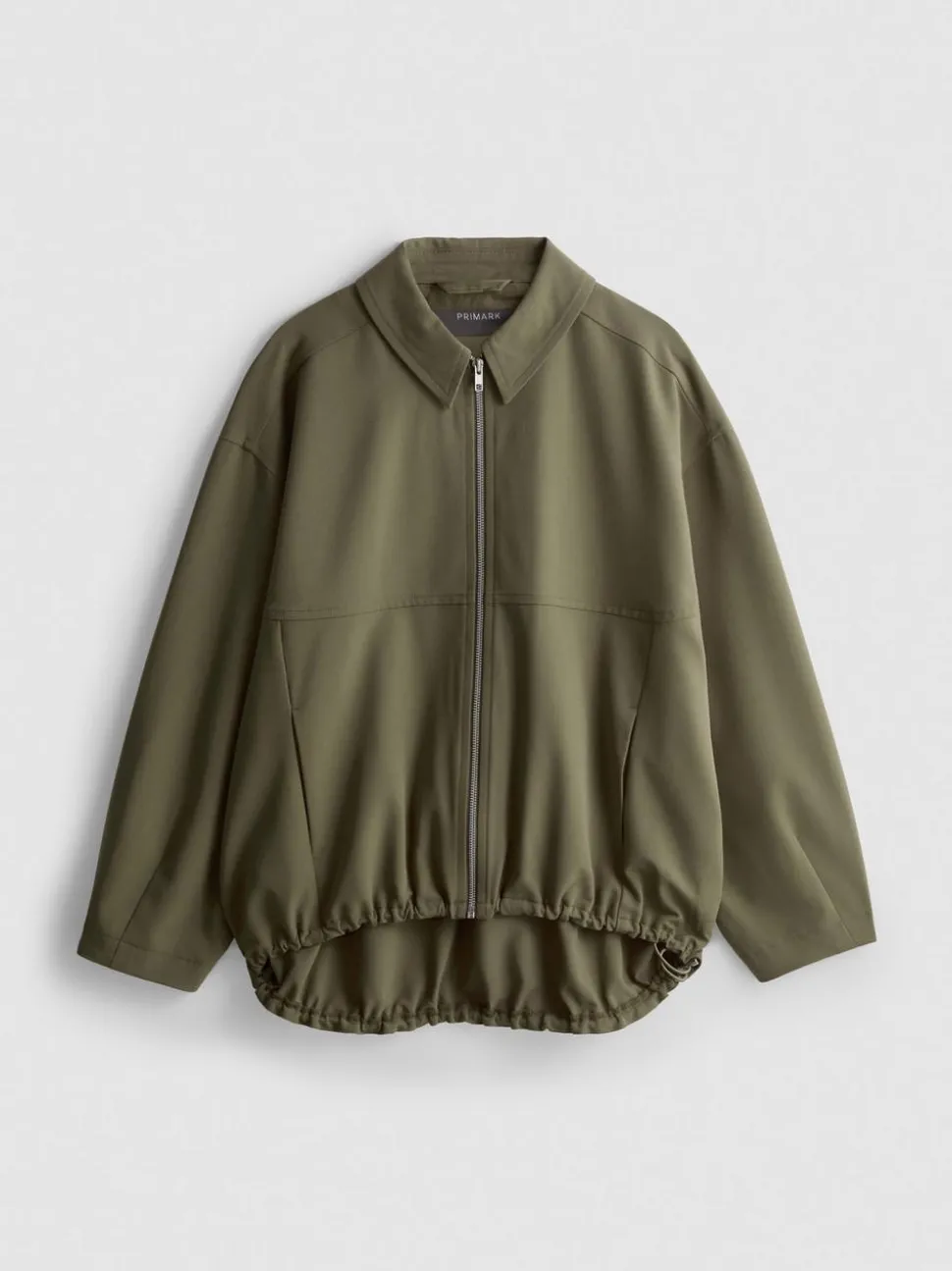 Hemdjacke mit Kragen und Reißverschluss