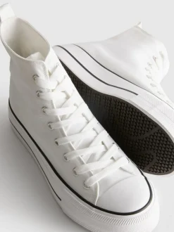 High-Top-Sneaker aus Canvas