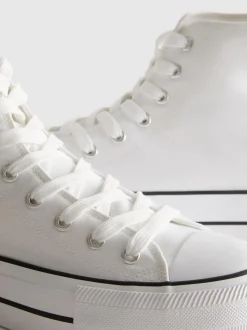 High-Top-Sneaker aus Canvas