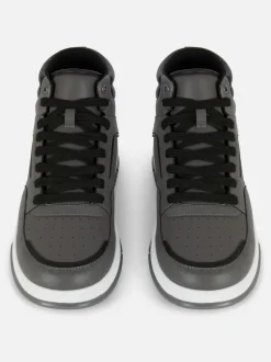 High-Top-Sneaker mit Einsätzen